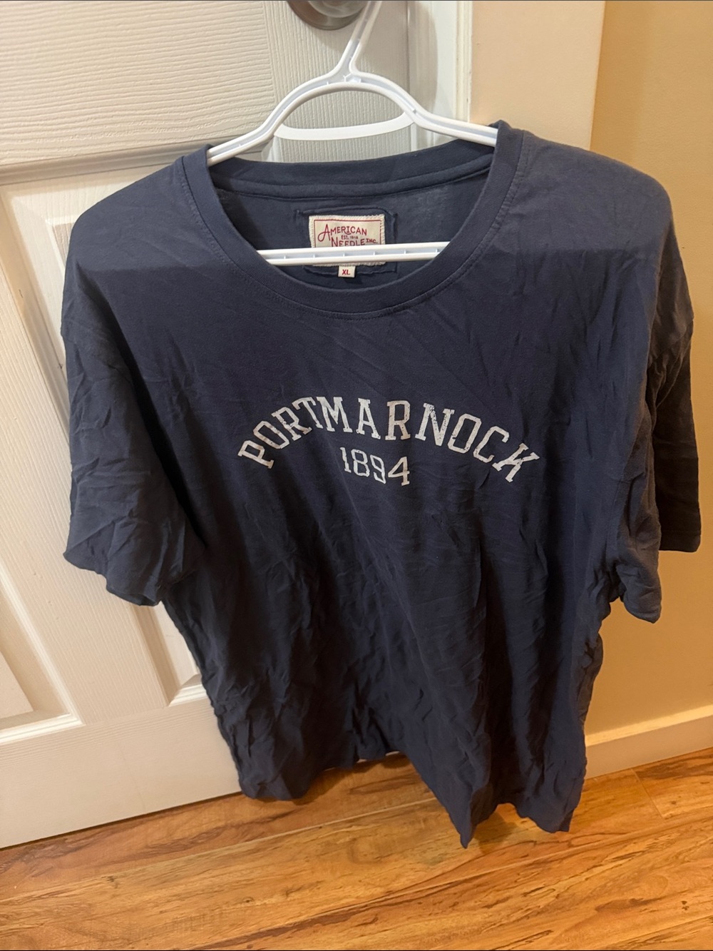 American Needle Navy Portmarnock 1894 Logo Tee